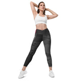 Megalops Mosaic Burgundy Leggings
