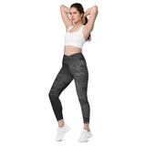 Megalops Mosaic Burgundy Leggings
